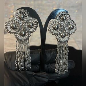 Elegant Silver Dangle Earrings